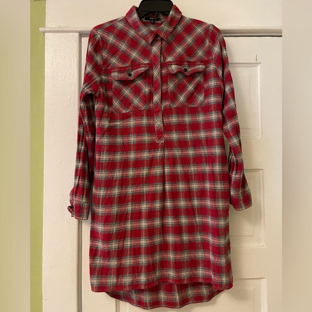 Madewell Flannel Dress